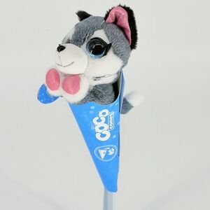 ZURU Coco Cones Plush Benji the Husky Dog Surprise Ice Cream Cone Toy New